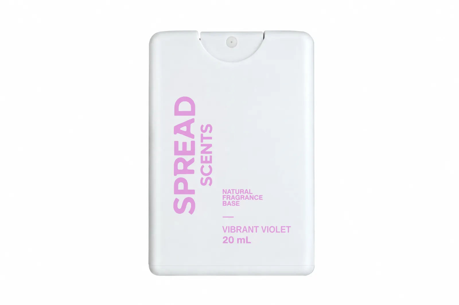 Vibrant Violet jojoba scent oil in a 20 mL pocket spray case